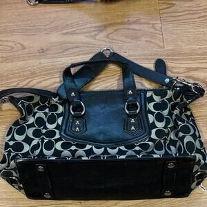 Stylish Black and Cream Women's Bag